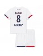 Paris Saint-Germain Fabian Ruiz #8 Replika Borta Kläder Barn 2025-26 Kortärmad (+ byxor)